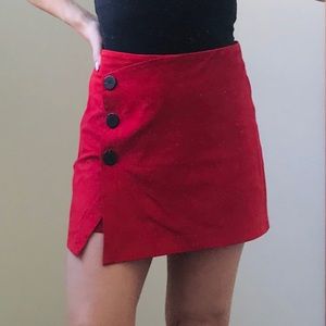 ZARA Skirt/ shorts woman red